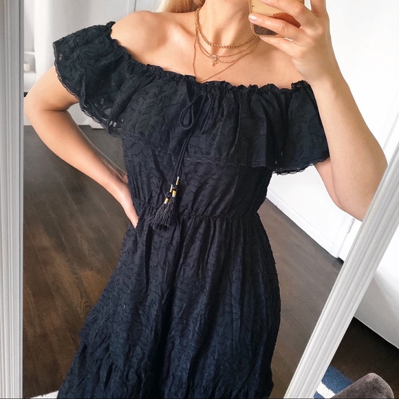 🖤 CATHERINE MALANDRINO ELECTRIC GARDEN BLACK MAXI - Picture 3 of 14